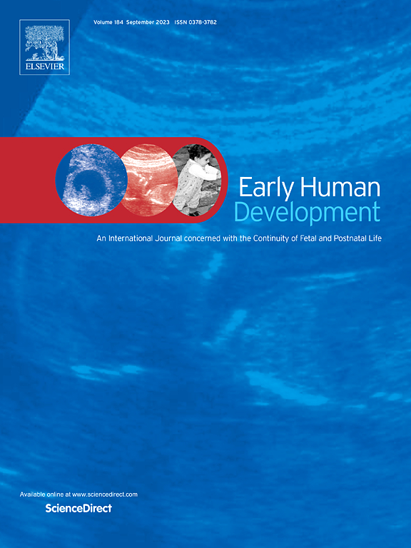 Go to journal home page - Early Human Development